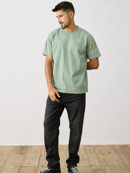 Summer oversize t-shirt in pistachio