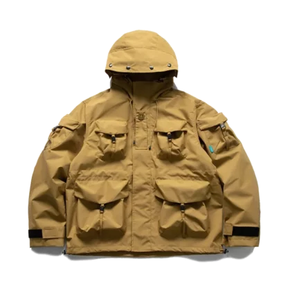 Multi pocket jacket waterproof and windbreaker