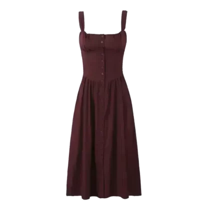 Elegant birthday dress in brown