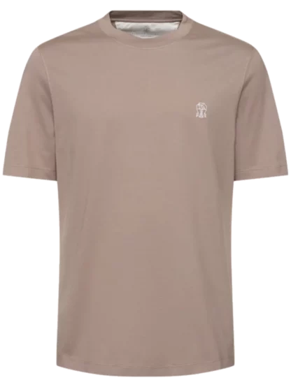 Cotton jersey logo t-shirt