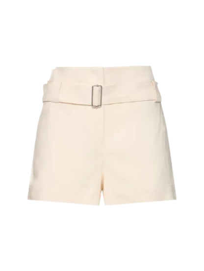 High rise shorts w/belt