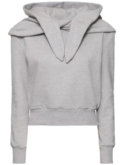 Jersey hooded sweatshirt