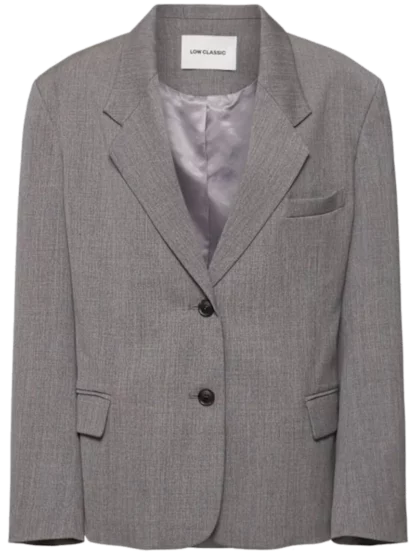 Classic wool blend blazer