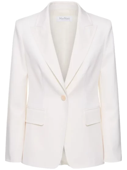 Palchi single breasted gabardine blazer